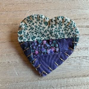 Vintage Heart Pin